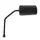 REAR-VIEW MIRROR SCOOTER REPLAY F1 DIAMETER 8 REVERSIBLE MATTE BLACK (X1) -ROD LONG MATTE BLACK- **