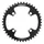 E-BIKE CHAINRING 4-BOLT DIA. 104 FOR BOSCH/BROSE/YAMAHA/BAFANG/SHIMANO/SRAM STRONGLIGHT 42T SINGLE BLACK STEEL 10/9/8-SPEED