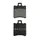 PLAQUETTE DE FREIN NEWFREN POUR MBK 50 BOOSTER AV, STUNT AV, NITRO AV/AR / YAMAHA 50 BW'S NG 1996> AV / PEUGEOT 50 BUXY 1994> AV / PIAGGIO 50 ZIP, NRG, TYPHOON AV (FD0196BE) (ELITE ORGANIQUE)
