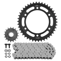 KIT CHAINE ADAPTABLE KTM 1290 SUPER ADVENTURE R, S, T 2018>2020, 1190 ADVENTURE R ABS 2013>2016 525 17x42 (DIAM COURONNE 125/150/10.5) (DEMULTIPLICATION ORIGINE) -JT SPROCKETS/DID