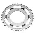 ADAPTABLE MOPED REAR SPROCKET MBK 51 WHEEL ALUMINIUM GRIMECA 52 DTS (BORE 98 mm) 10 HOLES -P2R SELECTION