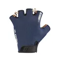 CYCLING GLOVES SHORT GIST AIR SUMMER BLUE L (PAIR CARDED) WITH VELCRO -5519