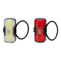 BICYCLE LIGHT USB KIT ZEFAL VISION F20/R20 LUMENS BLACK (FRONT+REAR)