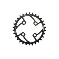 MTB CHAINRING 4-BOLT DIA. 64 FOR SHIMANO XT M785 STRONGLIGHT DOUBLE 30T INNER BLACK (FOR OUTER 44T) NOT THREADED - THICKNESS 3.5 mm 10-SPEED