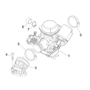Carburateur complet - Raccord d'admission 