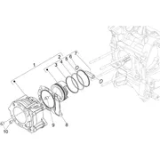 Groupe cylindre-piston-axe