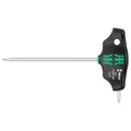 CLE TORX MANCHE EN T WERA 467 HF T9x100mm NOIR/VERT (VENDU A L'UNITE) -MARQUE ALLEMANDE POUR LES ATELIERS