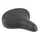 SELLE NEWTON CITY RELAX UNISEX NOIR AVEC ELASTOMERES 268X260MM RAIL ACIER - SUPER LARGE