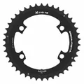 PLATEAU ROUTE 4BRA D.110 POUR SHIMANO ULTEGRA R8100/8170 DURA-ACE R9200/9270 105 R7100 TA X110 42DTS EXTERIEUR NOIR 12V. (PENSER A COMMANDER LE KIT INTRAVIS CORRESPONDANT)