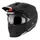 HELMET TRIAL MT HELMETS STREETFIGHTER SV SOLID COLOUR MATTE BLACK XS SINGLE VISOR TRANSPARENT CONVERTIBLE WITH CHIN BAR REMOVABLE (SUPPLIED WITH ONE SCREEN ADDITIONAL MIRROR) (ECE 22.06)