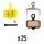 PLAQUETTE DE FREIN ROUTE / VTT SRAM RED AXS GeN 3 E1, AXS gEN 2 D1, Force/Rival/ Apex AXS, Level Stealth 2-Piston/UlTimaTe, TLM B1,TL, Avid 9 (SWISSSTOP ORGANIC SILENCE - DISC 26RS) (VENDU PAR 25)