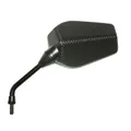 REAR-VIEW MIRROR SCOOTER VICMA RALLY D 8 CARBON LEFT + ADAPTER (CE APPROVED)
