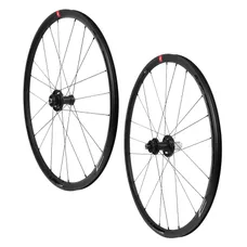 ROUES GRAVEL/ROAD DISC 700 FULCRUM RACING 3 DB BLACK CASSETTE CAMPAGNOLO 12/11/10-SPEED CENTERLOCK THRU AXLE 12-15/100 AND 12/142 mm TUBELESS READY (PAIR)