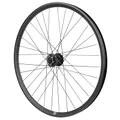 MTB WHEEL DISC LOCKING 27.5" PULSE DOUBLE WALL FRONT HUB SHIMANO M475 DEORE DISC 6 HOLES TUBELESS READY BLACK RIM 23C 32 SPOKES -WEIGHT MAX 150 kg