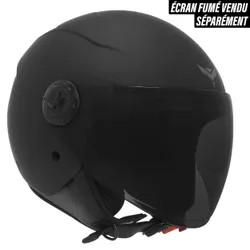 CASQUE JET SCOOT ADX AJ020 NOIR MAT XS (SIMPLE ECRAN) (ECE 22.06)