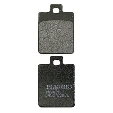 PLAQUETTE DE FREIN ORIGINE PIAGGIO 125-250-400 MP3 2006> AV, 50-125 VESPA LX AV, 50-125 VESPA S AV, 50-125 LIBERTY AV, 50 NRG/GILERA 50 RUNNER AR, 500 FUOCO AR (PAIRE) -666574