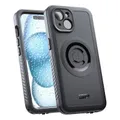 SMARTPHONE CASE SP CONNECT XTREME FOR IPHONE 15 BLACK (WATERPROOF, PROTECTOR SAND, MUD, RESISTOR AUX CHOCS) (COMPATIBLE WITH ALL THE BRACKETS SP CONNECT SPC+)