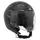CHILDREN'S HELMET OPEN-FACE MPH PLAY SINGLE VISOR SOLID COLOUR MATTE BLACK YL (51 A 52 cm) (ECE 22.06)