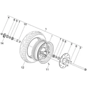 Roue avant