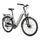ELECTRIC BICYCLE/E-BIKE CITY 26 LEADER FOX LOTUS UNISEX SILVER 7-SPEED HUB MOTOR AR BAFANG 36-SPEED 45NM BATTERY 15AH (20'' - H52CM - SIZE L - FOR ADULT OF 178 cm TO 185 cm)