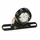 SUPPORT DE PLAQUE AVEC FEU ARRIERE A LEDS ROND NOIR (DIA 60mm) (HOMOLOGUE CE) -REPLAY- (OFFRE EXCEPTIONNELLE)