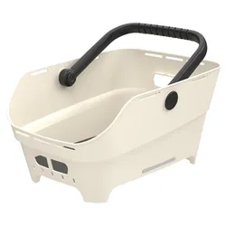 REAR BASKET SYNTHETIQUE RECYCLE CENTO NEO MULTI NX BASIL WHITE CASSE (46X35X25CM) COMPATIBLE MIK, RACKTIME, I-RACK, CARRYMORE, AVS (MOUNTING KIT NOT INCLUDED)