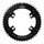 ROAD CHAINRING 4-BOLT DIA. 110 FOR SHIMANO 105 R7100 MICHE 48T OUTER BLACK 12-SPEED