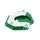 EXTENSION/AGRANDISSEUR BEQUILLE LATERALE MOTO POUR KAWASAKI 900 Z900, 650 Z650 ALU CNC VERT/ARGENT -AVOC