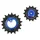 DERAILLEUR JOCKEY WHEEL AOPW TRIPEAK 14-18 TEETH CERAMIC 12X1-SPEED SRAM T TYPE BLUE FONCE (SET OF 2) (WARRANTY 4 YEARS)