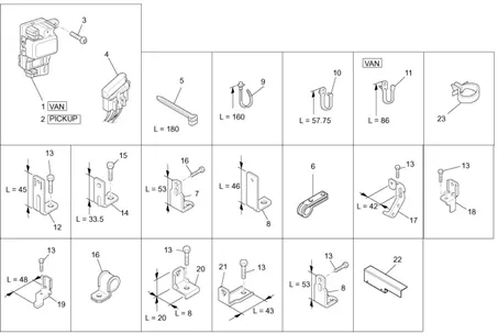 Composants du système électrique