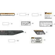 Plaquettes et decalcomanies