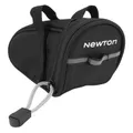 SADDLE BAG BICYCLE NEWTON 1.4L BLACK MOUNTING KIT VELCRO (L 180 mm X L 95 mm X 80 mm)
