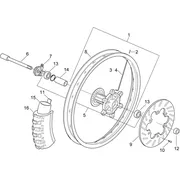 Roue AV - ENDURO