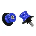 DIABOLO MOTO M8 ALU ANODISE BLEU (PAIRE) -AVOC