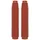 SOUFFLET DE FOURCHE MOTO POLISPORT ROUGE DIAM INT 41 ET 58 mm - LONGUEUR 350 mm (PAIRE)