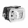 FEU/ECLAIRAGE ADDITIONNEL REPLAY HALOGENE ORIENTABLE LONGUE PORTEE RECTANGLE NOIR H3 12V 55W (HOMOLOGUE CE) (IDEAL PLAQUE NUMERO CROSS)