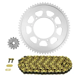 KIT CHAINE ADAPTABLE APRILIA 125 SX IE 2018>2024 428 13x62 (DIAM COURONNE 105/125/8.5) (DEMULTIPLICATION ORIGINE) -AFAM