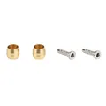 BRAKE HOSE CONNECTOR BRAKE ELVEDES OLIVE AND INSERT/PIN COMPATIBLE SHIMANO BH90 (PAIR OLIVE AND INSERT)