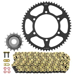 ADAPTABLE CHAIN KIT KAWASAKI 125 Z125 2019>2024, NINJA 125 2019>2024 428 16X56 (OEM GEARING) -JT SPROCKETS