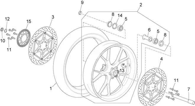 Roue avant