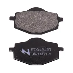 PLAQUETTE DE FREIN NEWFREN POUR YAMAHA 50 TZR 1992>2003 AR, 125 TDR 1993> AV/AR, 125 DT R 1988>2003 AV/AR / MBK 50 X-POWER 1992>2003 AR (L 71mm - H 36mm - P 9.2mm) (FD0124BT) (TOURING ORGANIQUE)