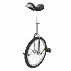 MONOCYCLE 20" SILVER SEATPOST ADJUSTABLE (WHEEL ALUMINIUM)