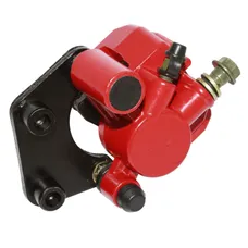 ADAPTABLE BRAKE CALIPER FRONT GENERIC 50 TOXIC/KEEWAY F-ACT, FOCUS, RY6 2-STROKE RED (SUPPLIED WITH BRAKE PADS) -P2R