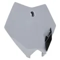 PLAQUE NUMERO/TETE DE FOURCHE 50 A BOITE UNIVERSEL REPLAY TYPE KTM GRIS NARDO SANS ECLAIRAGE
