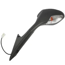 ADAPTABLE REAR-VIEW MIRROR APRILIA 850 SRV 2012> LEFT BLACK WITH INDICATOR (CE APPROVED) -VICMA