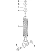 Suspension arrière - Amortisseur/s
