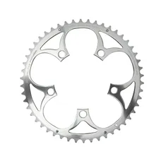PLATEAU ROUTE 5BRA D.110 TA ZEPHYR 50DTS EXTERIEUR ARGENT ALU 7075 TYPE SHIMANO 9/10V.