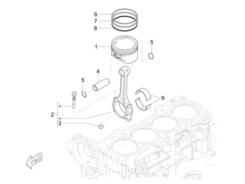 Groupe piston