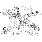 Admission et d'échapp-thermovalve-circuit egr