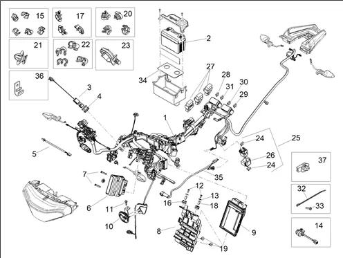 Circuit electrique AV